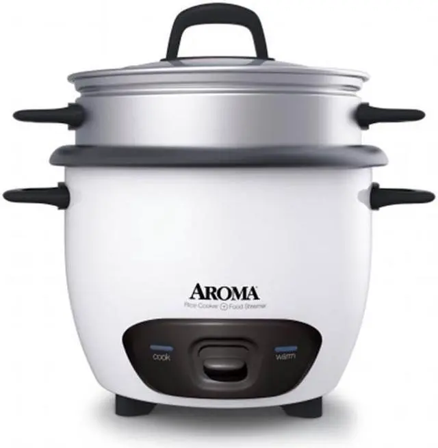 Alt view image 3 of 3 - Aroma ARC7431NG 6 Cup Rice Cooker & Food Steamer