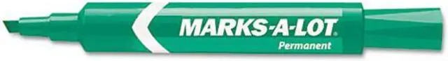 Main image of Avery-Dennison 07885 Regular Desk Style Permanent Marker, Green