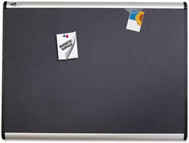 Alt view image 5 of 10 - Quartet Prestige Plus Magnetic Fabric Bulletin Board 72 x 48 Fiberboard/Plastic Frame MB547A