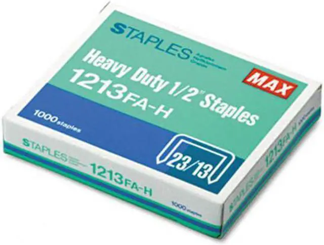 Alt view image 4 of 6 - MAX HD-12F FLAT CLINCH - 1-1000PK 1/2" STAPLES