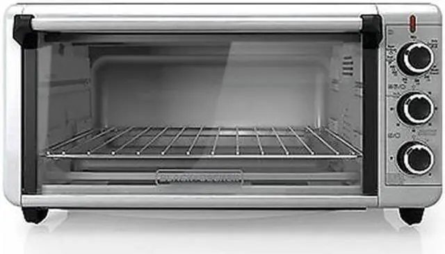 Alt view image 2 of 6 - Black & Decker Extra-Wide Toaster Oven TO3240XSBD