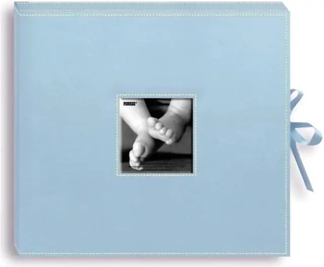 Alt view image 3 of 5 - Pioneer SBX-12BB Sewn Leatherette D-Ring Scrapbook Box 13"X14.5