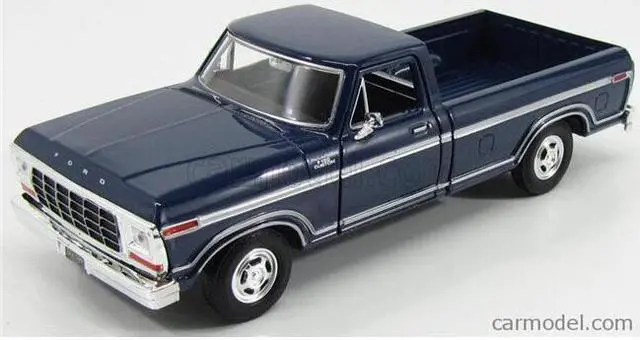 Main image of Motormax 79346BL 1979 Ford F-150 Pickup Truck Diecast Model Car for 1-24 Scale, Blue