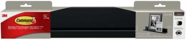 Main image of 3M HOM21SES Command Picture Ledge 1 Slate Ledge & 10 Strips