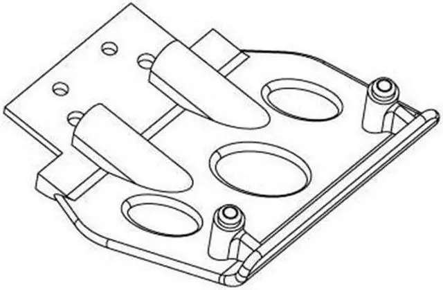 Alt view image 3 of 4 - Redcat Racing Part BS904-006 Rear Bumper Chassis Aftershock Earthquake 8E 3.5