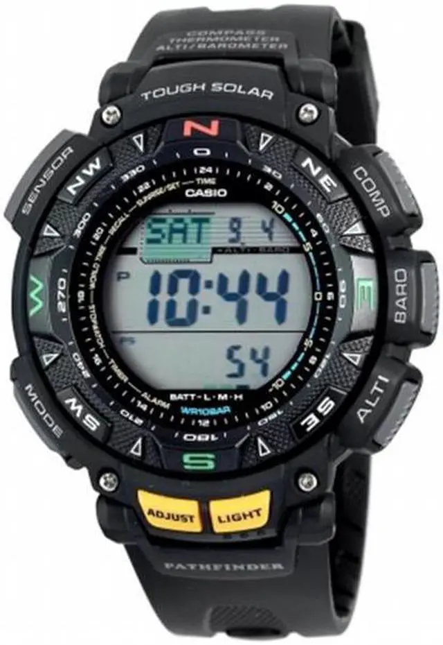 Alt view image 4 of 6 - Casio Men's PAG240-1CR Pathfinder Triple Sensor Multi-Function Sport Watch