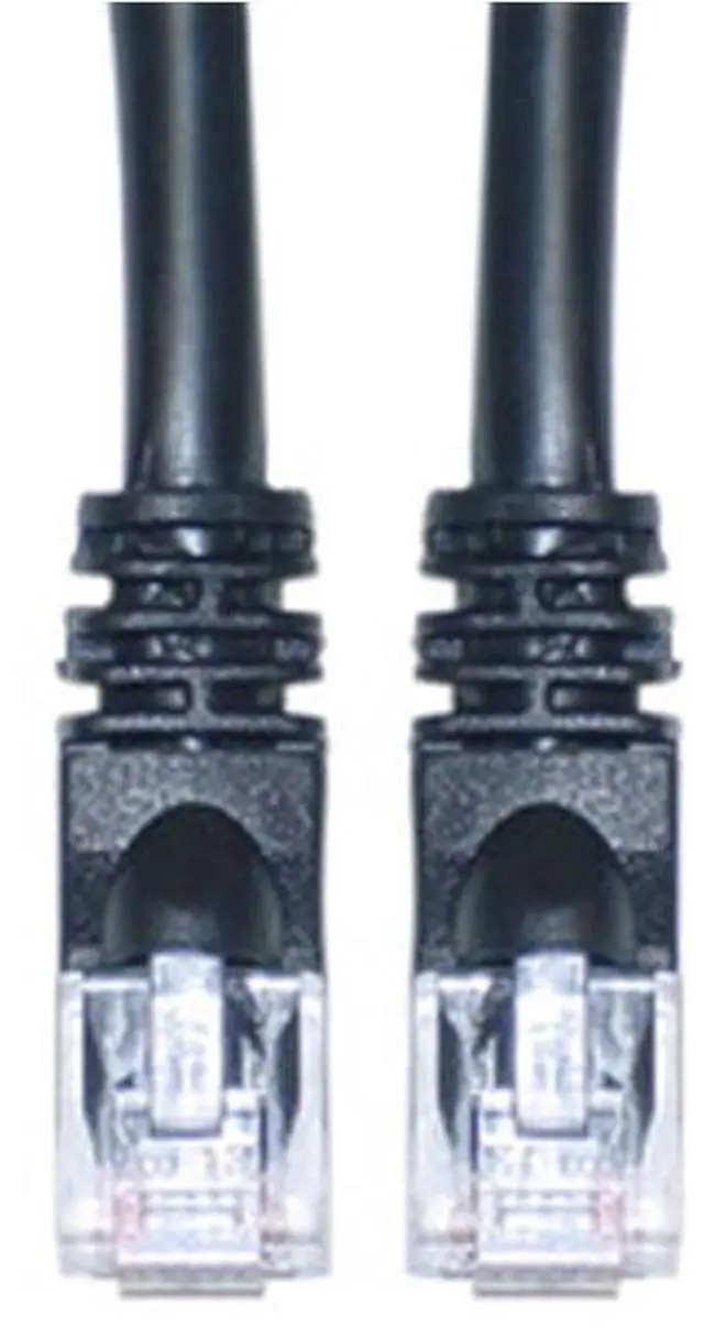 Alt view image 6 of 12 - CAT5E, UTP, with Molded Boot, 350MHz, Black, 35 ft