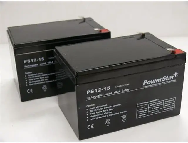 Alt view image 3 of 3 - 2X 15AH 12V SLA Battery for F2 TERMINAL APC BackUPS Pro 650 BK650M 1000 B-655