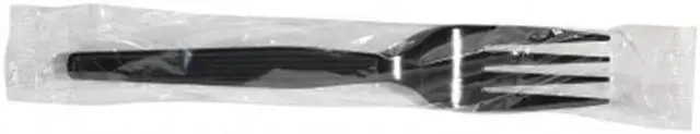 Main image of Dixie Ultra FM5W540 Grab N Go Wrapped Cutlery, Forks, Black