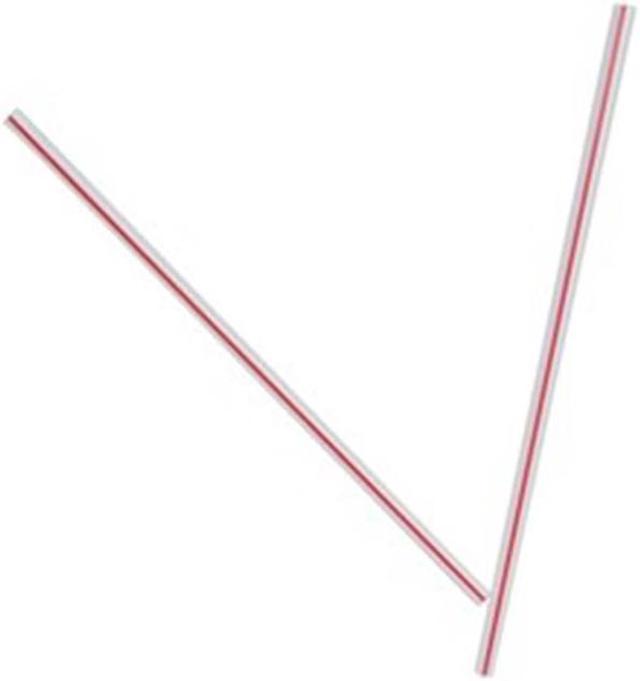 5 Red Stir Straws