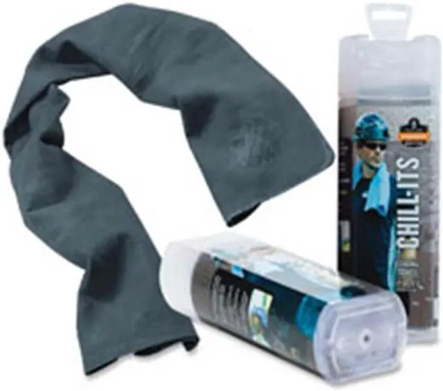 Main image of Ergodyne EGO12438 Chill-Its Evaporative Cooling Towel, Gray