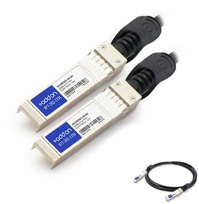 Main image of Addon Avaya/Nortel Aa1403021-E6 Compatible Taa Compliant 10Gbase-Cu Sfp+ To Sfp+ Direct Attach Cable (Active Twinax 15M)