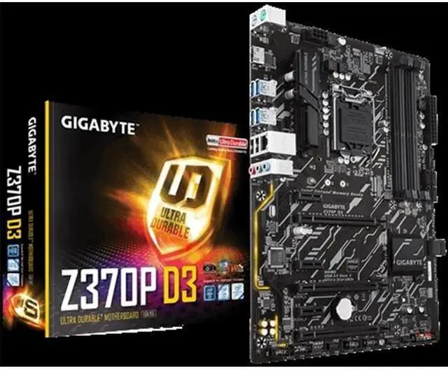 Alt view image 7 of 7 - GIGABYTE Z370P D3 (rev. 1.0) LGA 1151 (300 Series) Intel Z370 HDMI USB 3.1 ATX Intel Motherboard