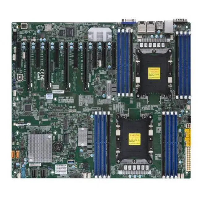 Alt view image 3 of 6 - Supermicro Motherboard MBD-X11DPX-T-B Xeon LGA3647 C621 Max 2TB SATA Bulk Pack