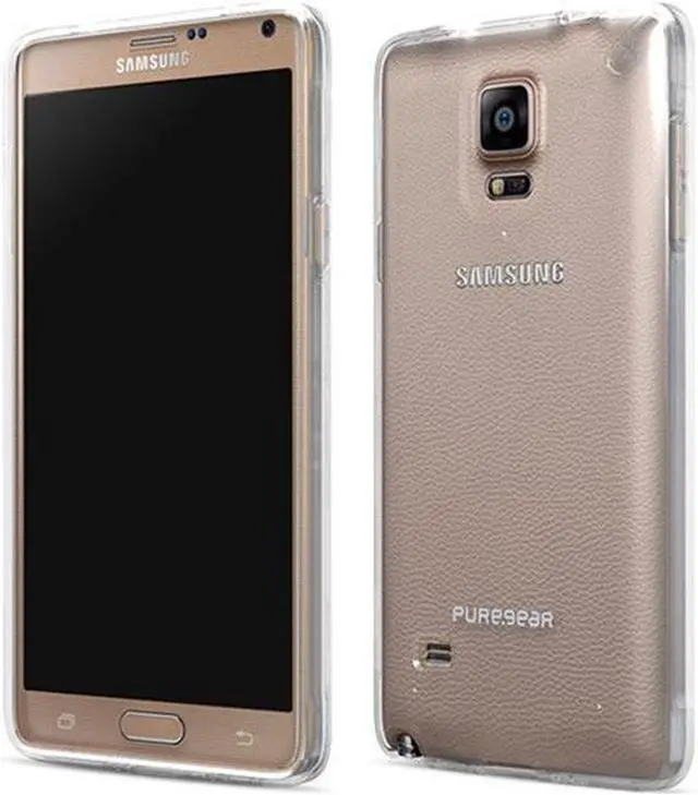 Alt view image 11 of 16 - PureGear Slim Shell Clear/Clear Case for Samsung Galaxy Note 4 60855PG