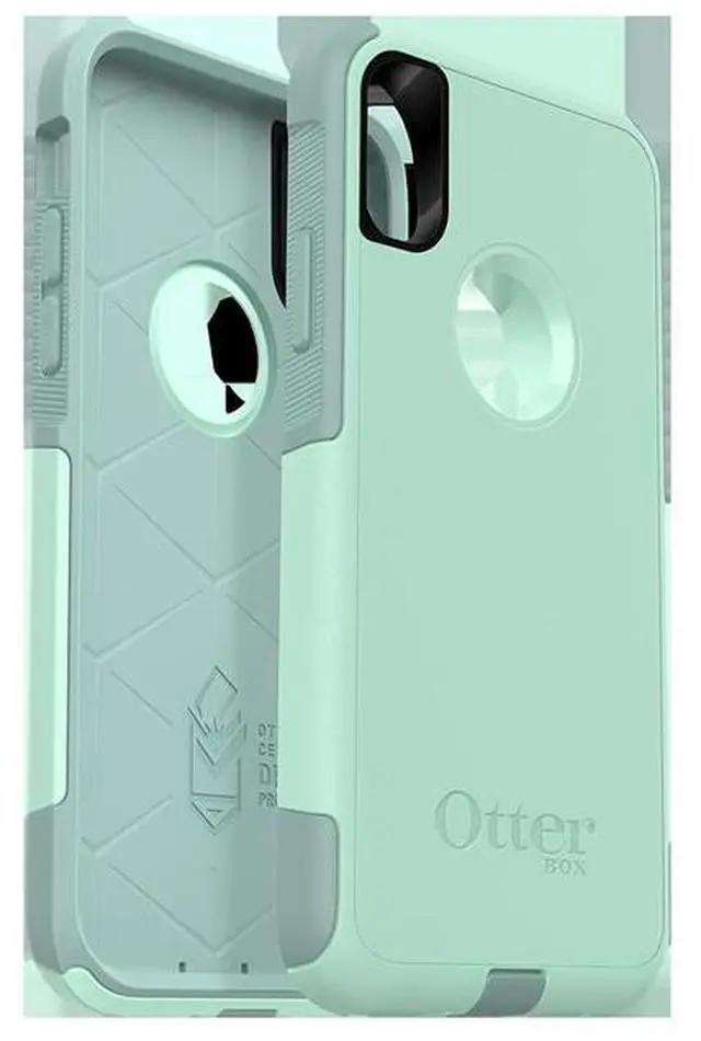 Alt view image 6 of 10 - OtterBox COMMUTER SERIES Case for iPhone X & iPhone Xs - Ocean Way (Aqua Sail/Aquifer)