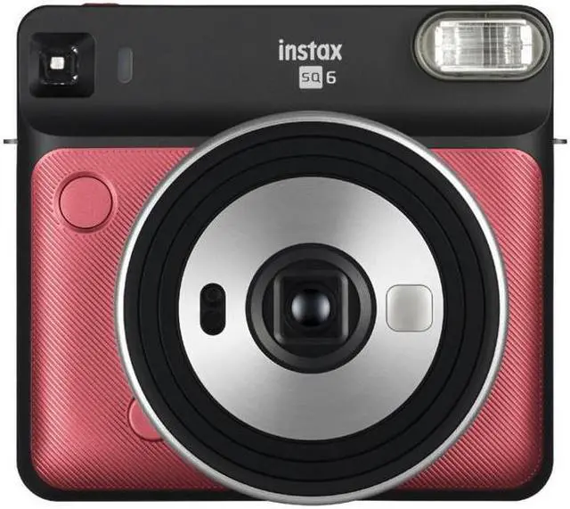 Main image of Fuji Film 16608701 SQ6 Rudy Instant Camera, Red