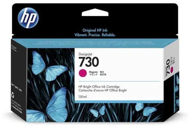 Main image of HP 730 130-ml Magenta DesignJet Ink Cartridge, P2V63A