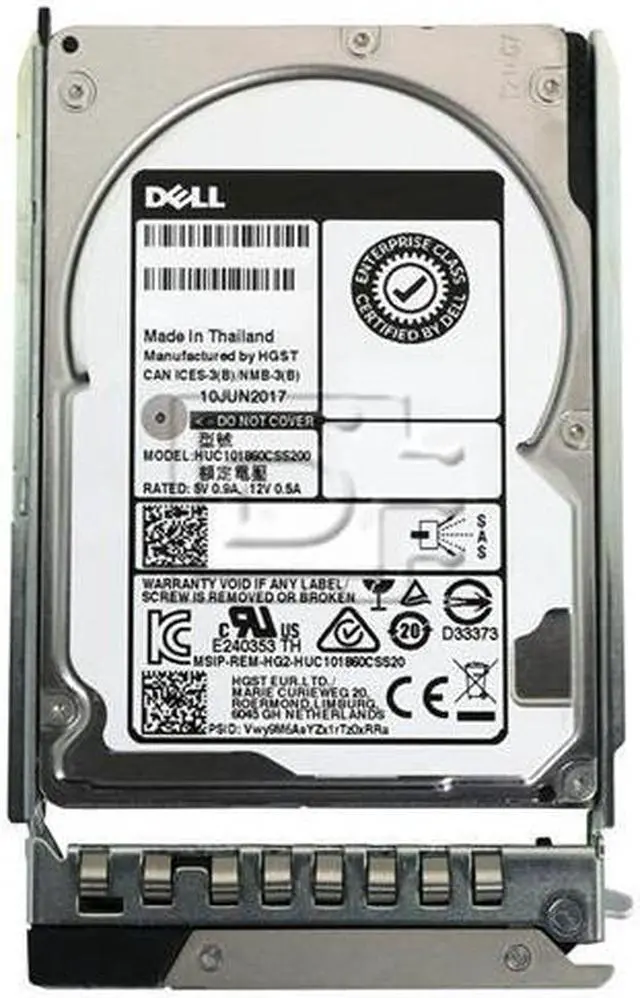 Alt view image 2 of 8 - Dell 1.20 TB Hard Drive - 2.5" Internal - SAS (12Gb/s SAS) Server Device Supported 10000 RPM Model 400-ATJL