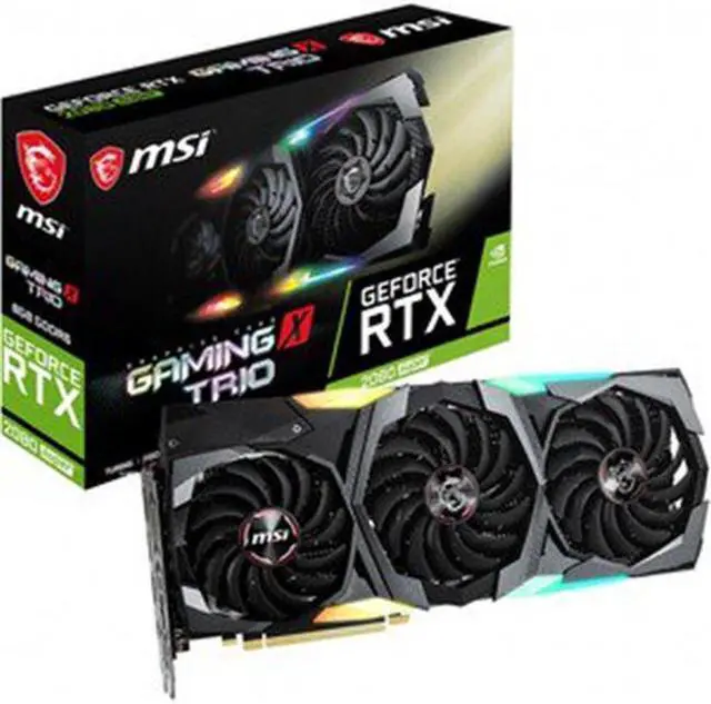 Main image of MSI G208S-GXT VCX GeForce RTX 2080 Super Gaming X TRIO 8G GDDR6 256B HDMI 3xDP Graphics Card