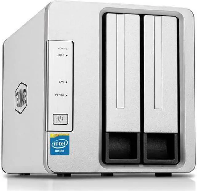 Alt view image 7 of 9 - TerraMaster F2-221 NAS 2-Bay Cloud Storage Intel Dual Core 2.0GHz Plex Media Server Network Storage (Diskless)