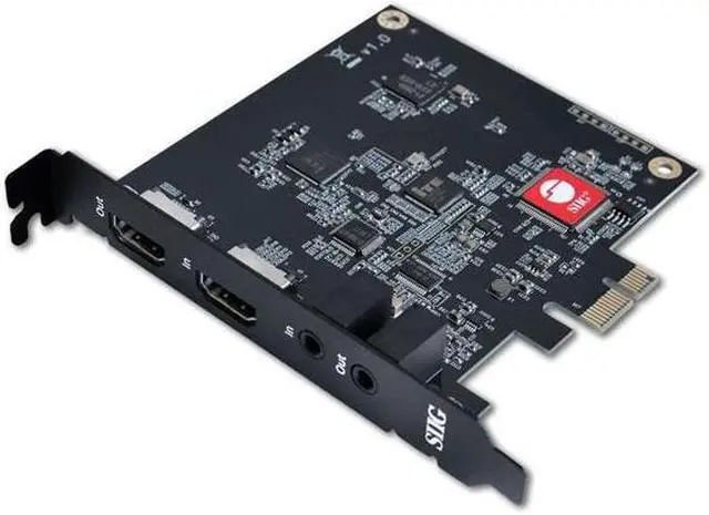 Alt view image 8 of 20 - SIIG Live Game HDMI Capture PCIe Card