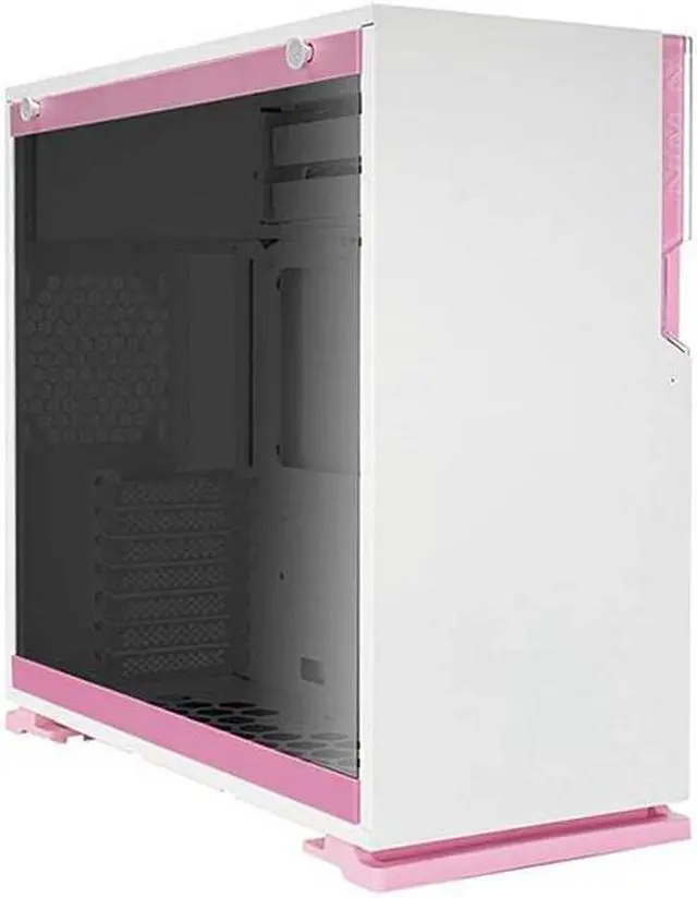 Alt view image 7 of 8 - IN WIN 101 Pink SECC, ABS, PC, Tempered Glass ATX Mid Tower Computer Case Power Supply Compatibility PSII: ATX12V - Length up to 200mm Power Supply