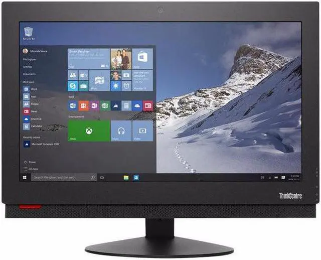 Main image of Lenovo ThinkCentre M700z 10EY000FUS 20in All-in-One- Intel Core i5 i5-6400T 2.20 GHz, 8gb DDR4 RAM, Windows 10 Pro
