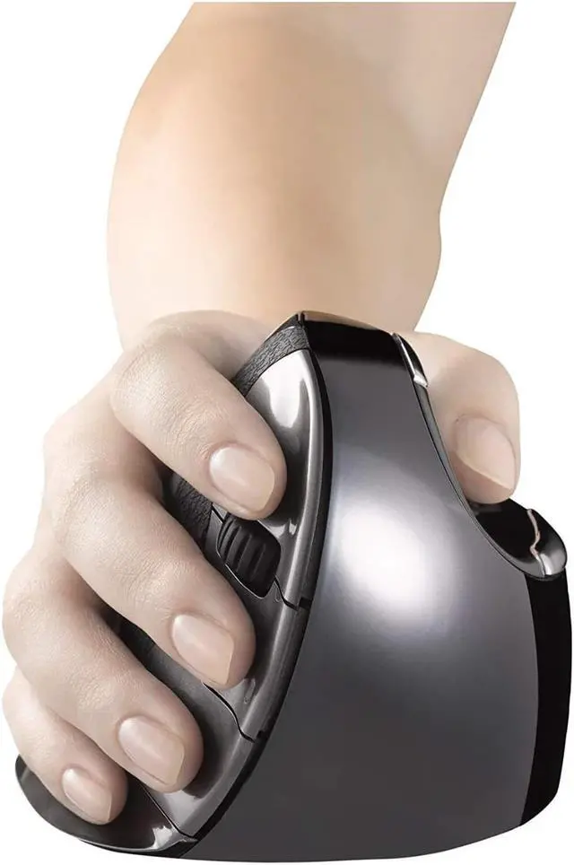 Alt view image 12 of 20 - WORLDS FIRST MOUSE WITH GROOVED BUTTONS,YOUR FINGERTIPS REST IN A SHALLOW GROOVE