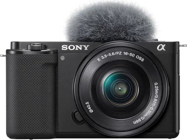 Alt view image 7 of 20 - Sony ZV-E10 Mirrorless Camera with 16-50mm Lens, Black #ILCZV-E10L/B