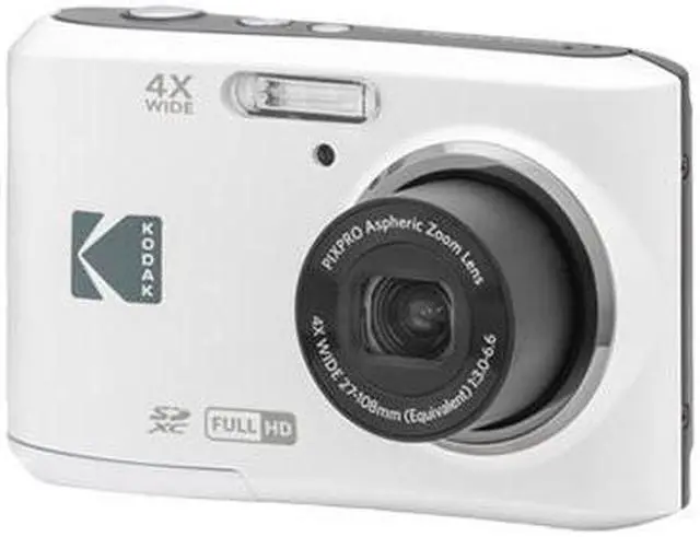 Alt view image 2 of 6 - Kodak PIXPRO FZ45 Friendly Zoom Digital Camera (White) with Camera Case
