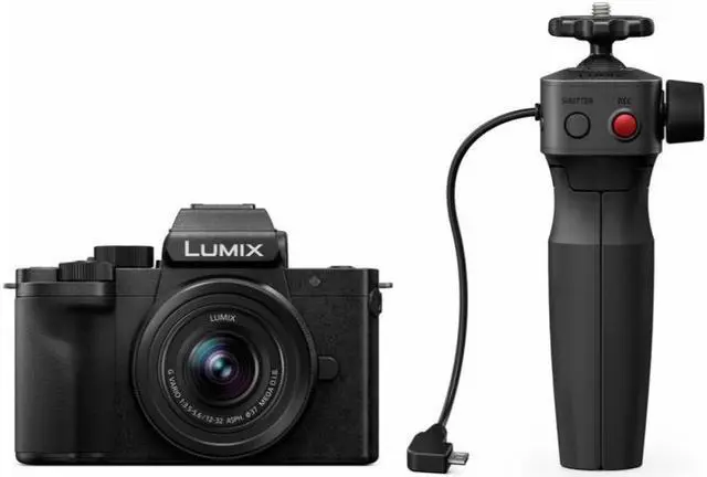 Alt view image 9 of 12 - Panasonic LUMIX G100 4k Mirrorless Camera, Lightweight Camera for Photo and Video, Built-in Microphone, Micro Four Thirds with 12-32mm Lens, 5-Axis Hybrid I.S., 4K 24p 30p Video, DC-G100DVK (Black)