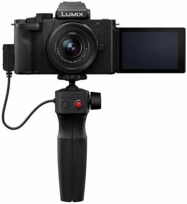 Alt view image 10 of 12 - Panasonic LUMIX G100 4k Mirrorless Camera, Lightweight Camera for Photo and Video, Built-in Microphone, Micro Four Thirds with 12-32mm Lens, 5-Axis Hybrid I.S., 4K 24p 30p Video, DC-G100DVK (Black)
