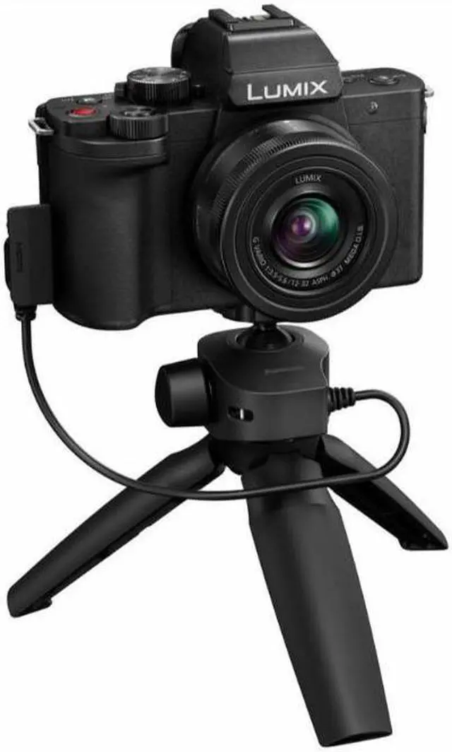 Alt view image 11 of 12 - Panasonic LUMIX G100 4k Mirrorless Camera, Lightweight Camera for Photo and Video, Built-in Microphone, Micro Four Thirds with 12-32mm Lens, 5-Axis Hybrid I.S., 4K 24p 30p Video, DC-G100DVK (Black)