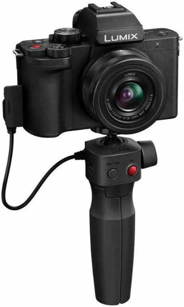 Alt view image 12 of 12 - Panasonic LUMIX G100 4k Mirrorless Camera, Lightweight Camera for Photo and Video, Built-in Microphone, Micro Four Thirds with 12-32mm Lens, 5-Axis Hybrid I.S., 4K 24p 30p Video, DC-G100DVK (Black)