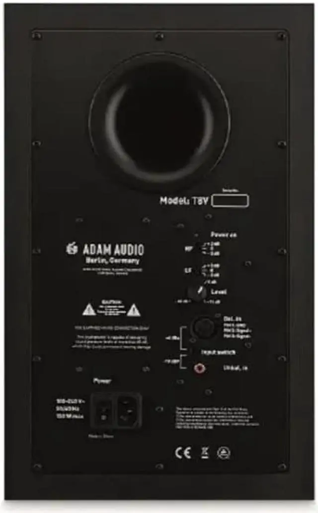 Alt view image 7 of 11 - Adam Audio Professional T-Series T8V 8" 90W 2-Way Active Nearfield Monitor