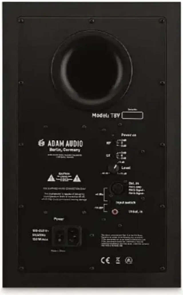 Alt view image 7 of 7 - Adam Audio T8V 8-Inch Powered Studio Monitor (2-Pack) with Pads and Cables
