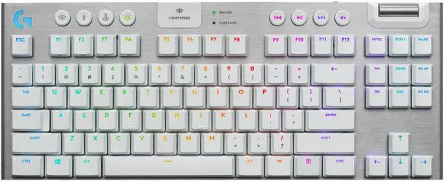 Alt view image 2 of 7 - Logitech G915 TKL Tenkeyless Wireless RGB Mechanical Gaming Keyboard and USB Hub