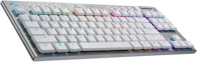 Alt view image 6 of 7 - Logitech G915 TKL Tenkeyless Wireless RGB Mechanical Gaming Keyboard and USB Hub
