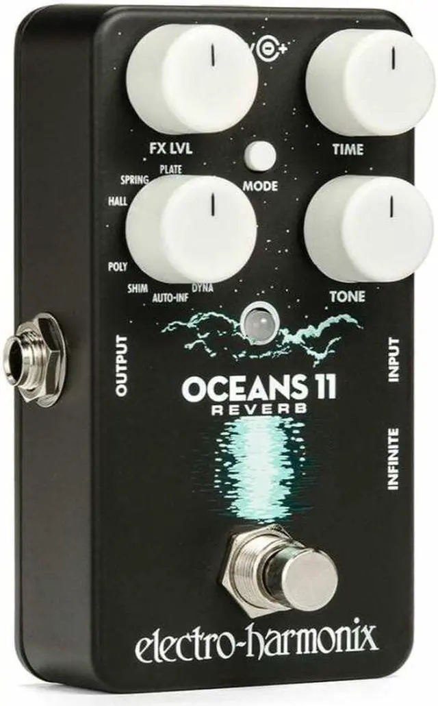Alt view image 3 of 7 - Electro-Harmonix Oceans 11 Reverb Pedal for Electric Guitar