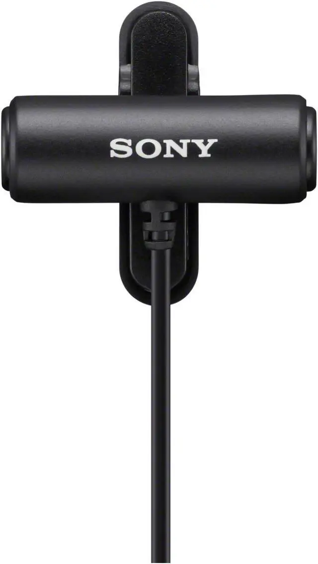 Alt view image 6 of 7 - Sony ECM-LV1 Compact Stereo Lavalier Microphone with Case