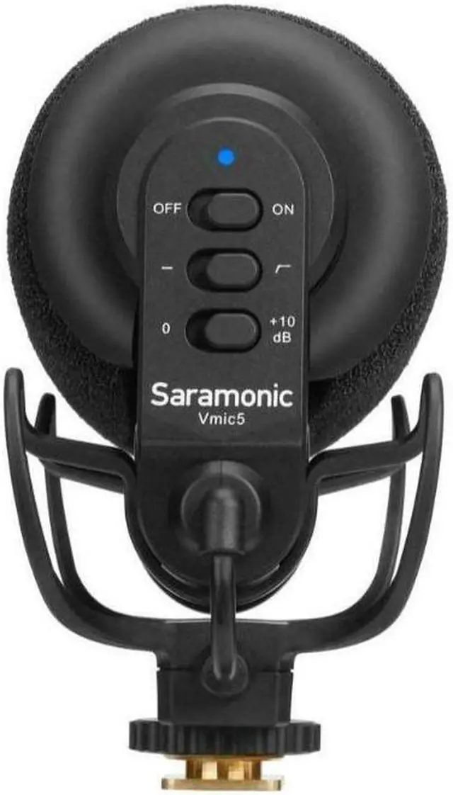 Alt view image 12 of 17 - Saramonic Vmic5 Super-Cardioid Shotgun Microphone #VMIC5