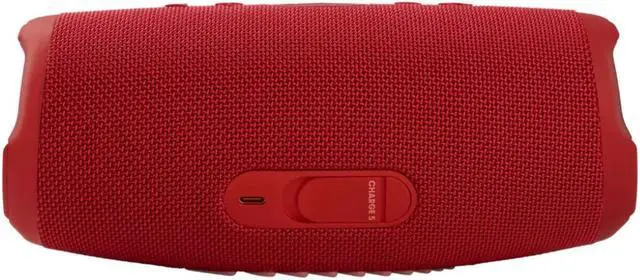 Alt view image 10 of 18 - JBL Charge 5 Portable Waterproof Bluetooth Speaker with Powerbank (Red)