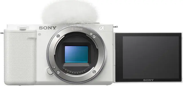 Alt view image 6 of 19 - Sony Alpha ZV-E10 - APS-C Interchangeable Lens Mirrorless Vlog Camera - White