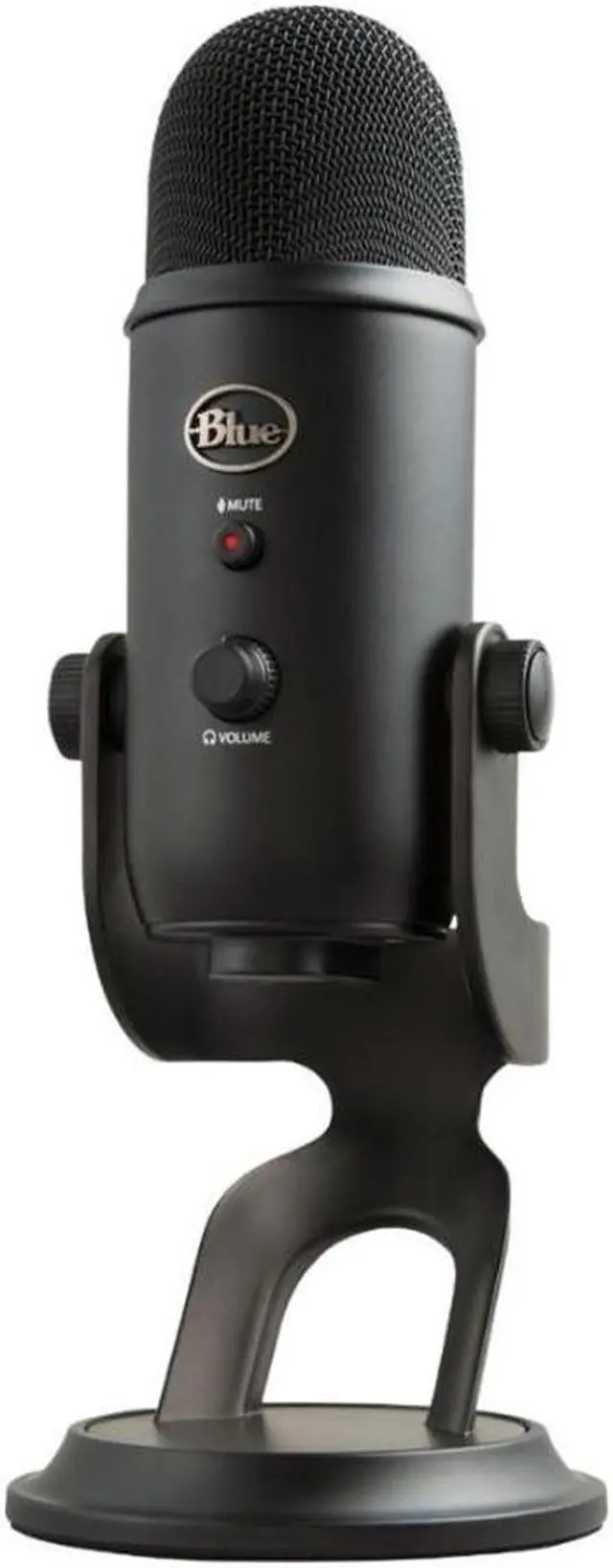 Alt view image 3 of 7 - Blue Microphones Blackout Yeti with Knox Gear Pop Filter