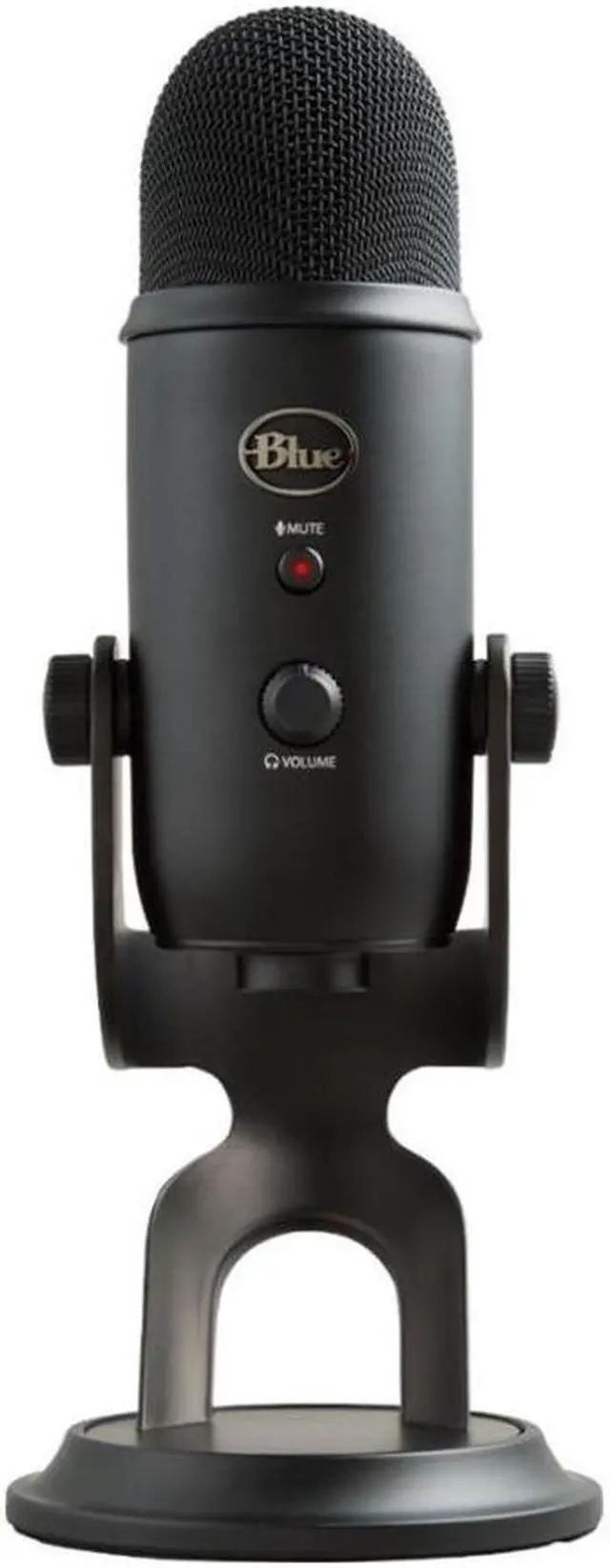 Alt view image 2 of 7 - Blue Microphones Blackout Yeti with Knox Gear Pop Filter