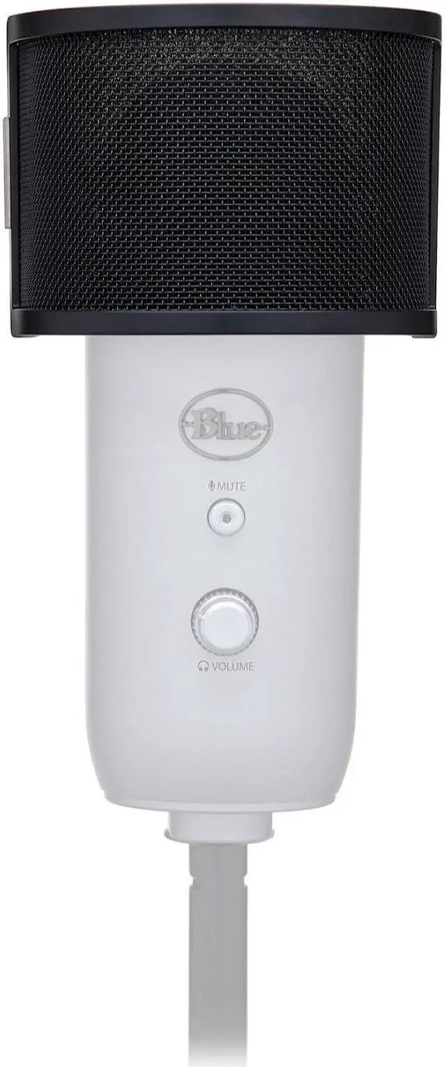 Alt view image 7 of 7 - Blue Microphones Blackout Yeti with Knox Gear Pop Filter