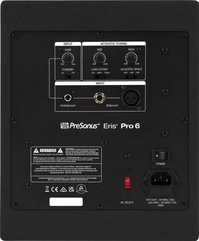Alt view image 5 of 8 - Presonus ERIS Pro 6
