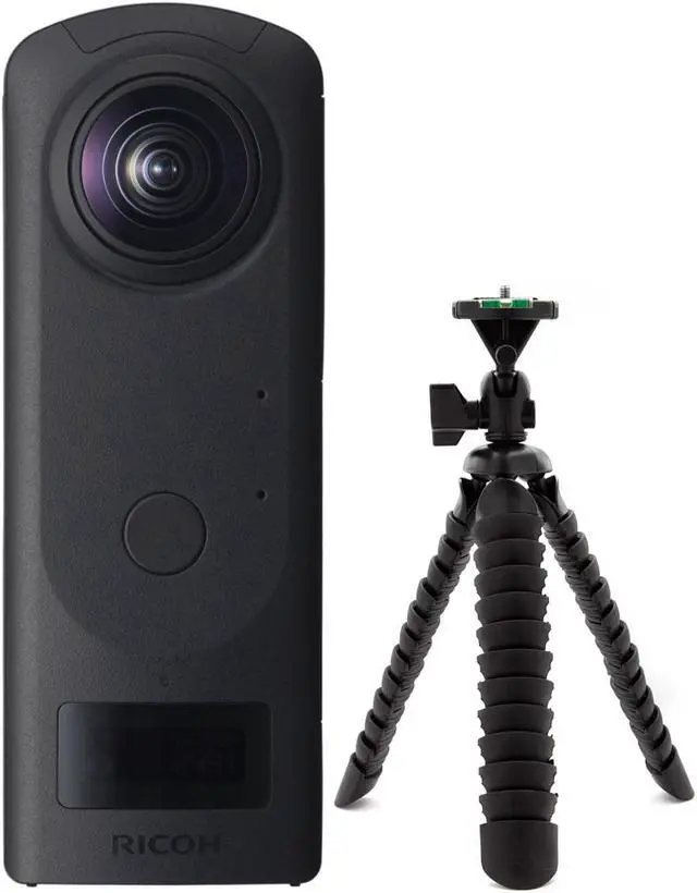 Main image of Ricoh Theta Z1 360 Camera with 51GB Internal Storage with 10-Inch Spider Tripod