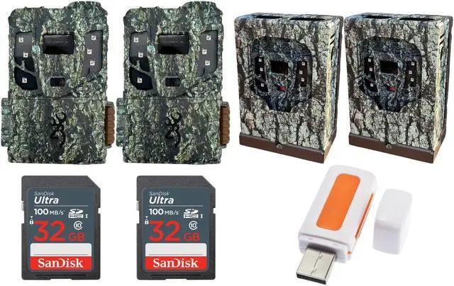 Main image of Browning 2PK Pro Scout Max HD Trail Camera, Security Box w/32GB M/Card & Reader